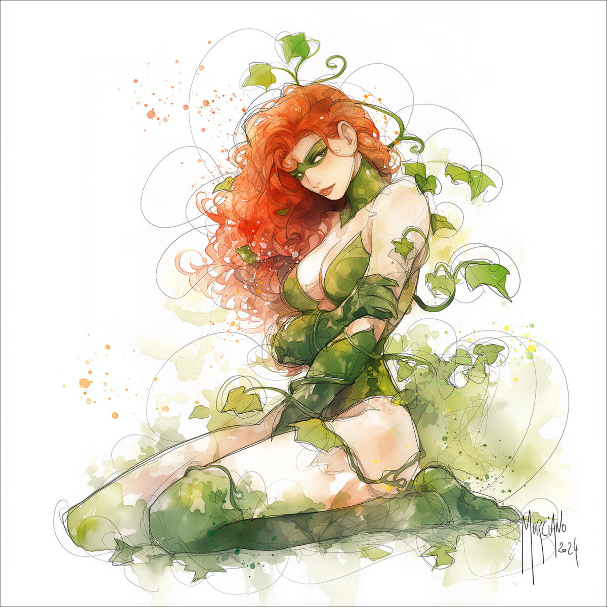 Poison Ivy – 40×40 cm