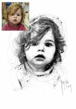 Portrait - Gribouillisme