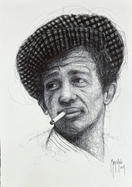 belmondo-dessin-papier-artiste