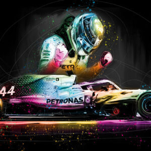 Lewis Hamilton tableau peinture