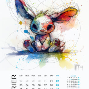 Calendrier artistique Patrice Murciano les contes de fées