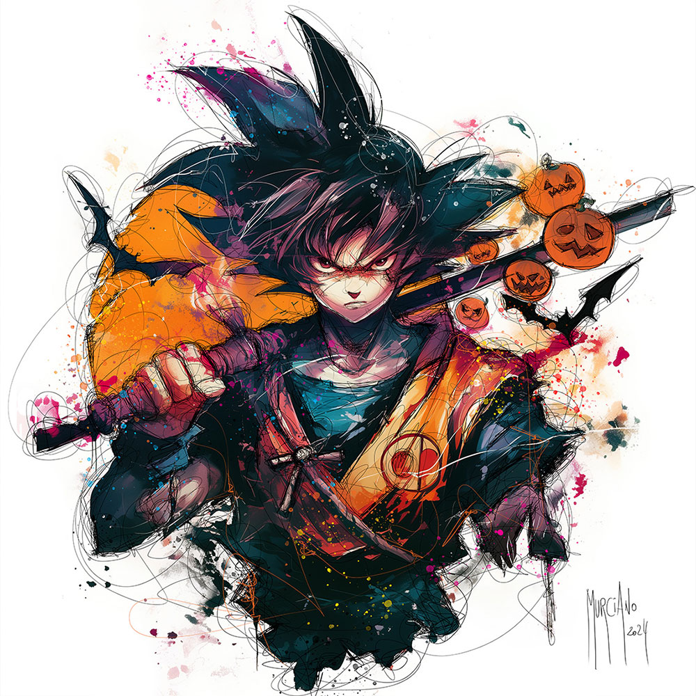 Dragon Ball Witch – Aquarelle originale