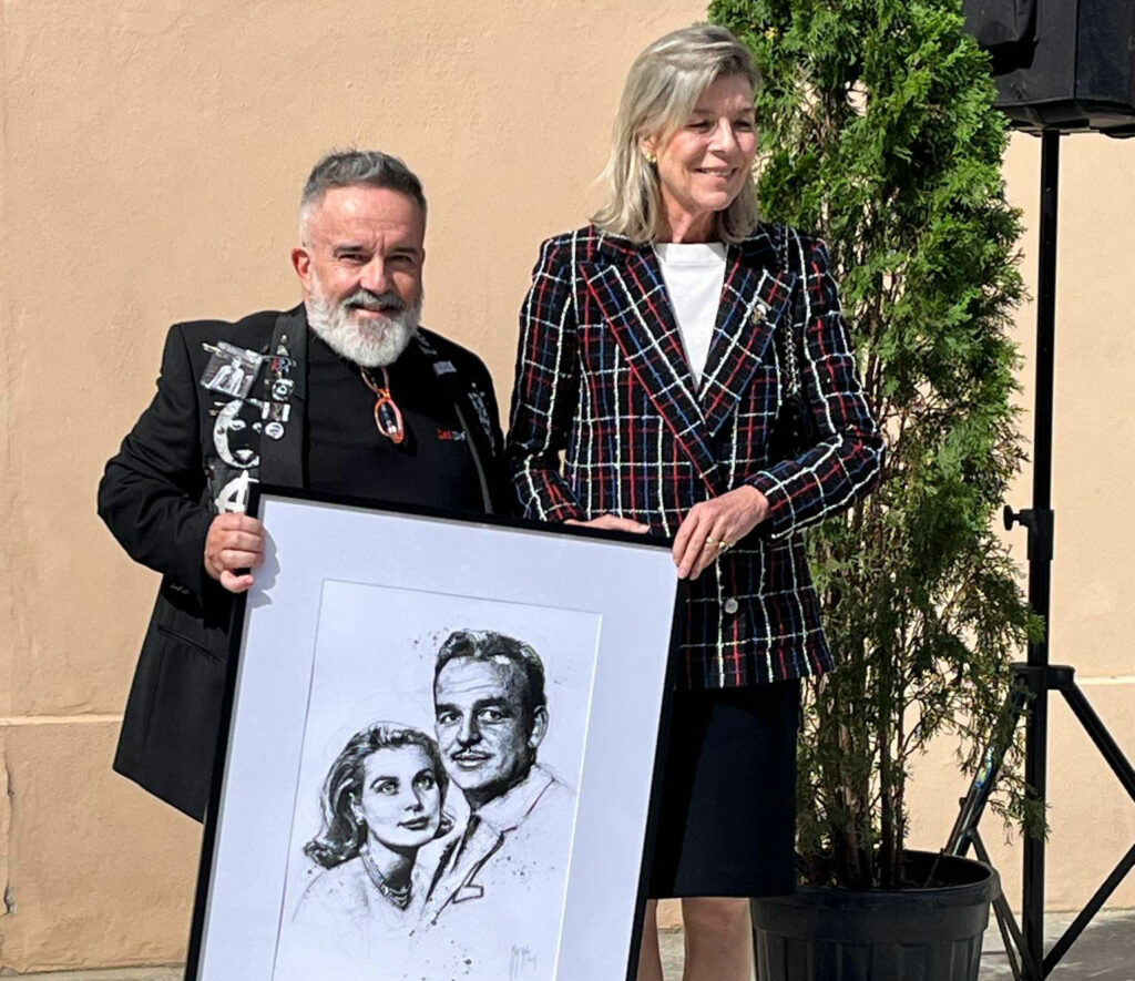 Grâce Kelly et le Prince Rainier