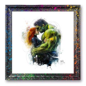 black widow love hulk baroque