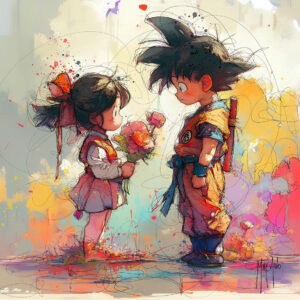 Goku in love