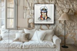 Aquarelle et encre Corto maltese