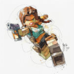 Lara Croft - LEGO