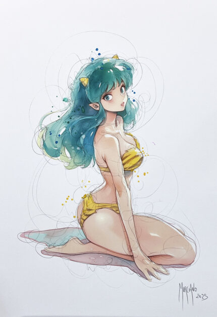 Aquarelle originale Lamu