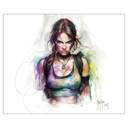 Tapis de souris Lara Croft