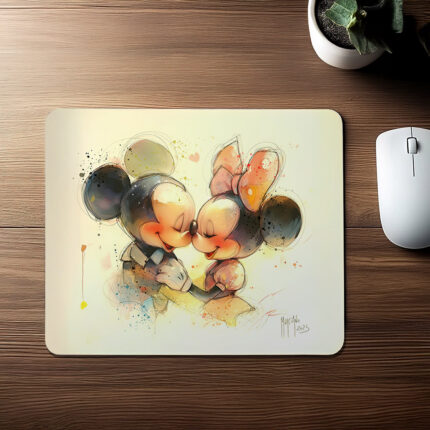 Tapis de souris Minnie love Mickey
