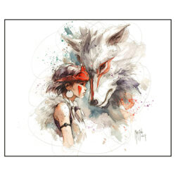 Tapis de souris Princesse Mononoké