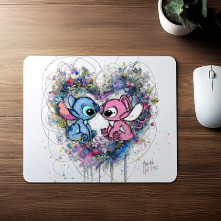 Tapis de souris Stitch love Angel