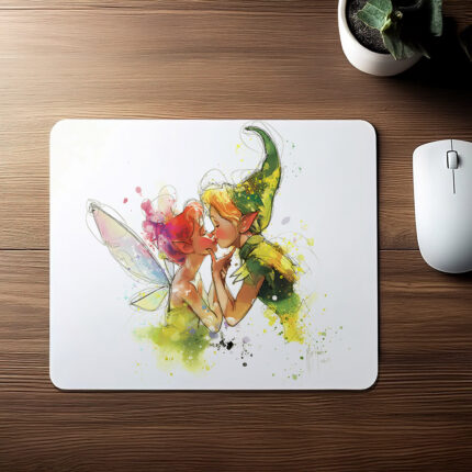 Tapis de souris Clochette love Pan