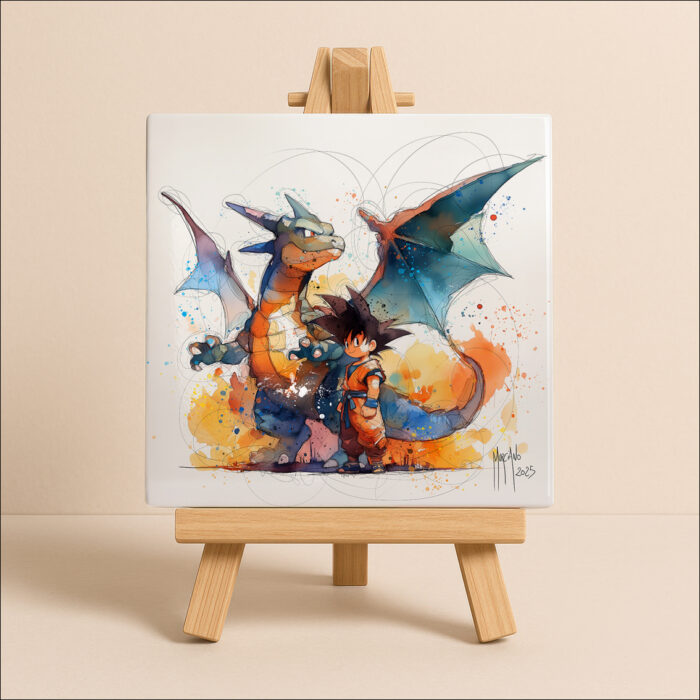 ART Square - Goku et Dracaufeu