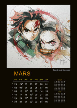 Calendrier 2026 - Demon Slayer – Image 4