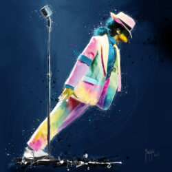 Smooth Criminal 120x120cm - Toile Originale