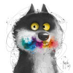 Le loup intermarché tableau