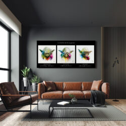 Le Maître de la sagesse hommage aux trois singes