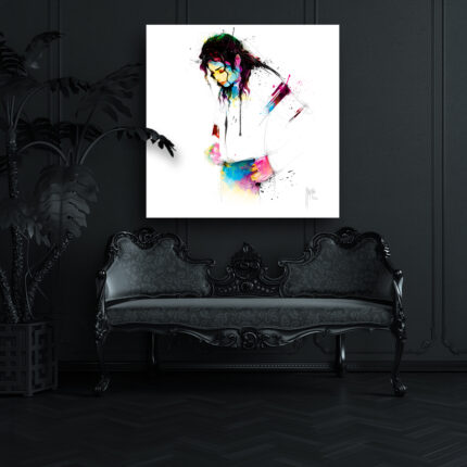 Minimal black classic interior front view room. Luxury armchair
