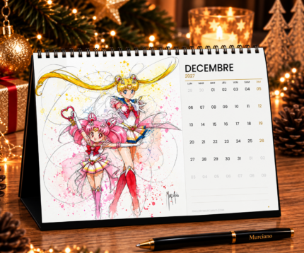 Calendrier de bureau Année 80 – décembre