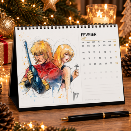 Calendrier de bureau Année 80 – février