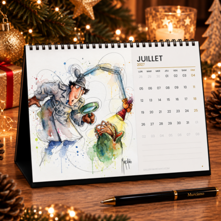 Calendrier de bureau Année 80 – juillet