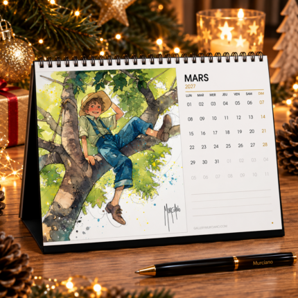 Calendrier de bureau Année 80 – mars