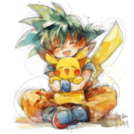 Goku et Pikachu