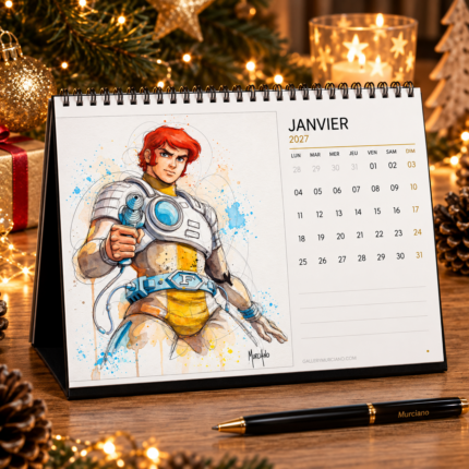 Calendrier de bureau Année 80 – janvier