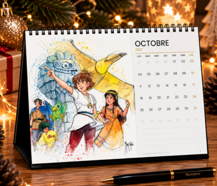 Calendrier de bureau Année 80 – octobre