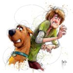 Scooby-Doo Aquarelle