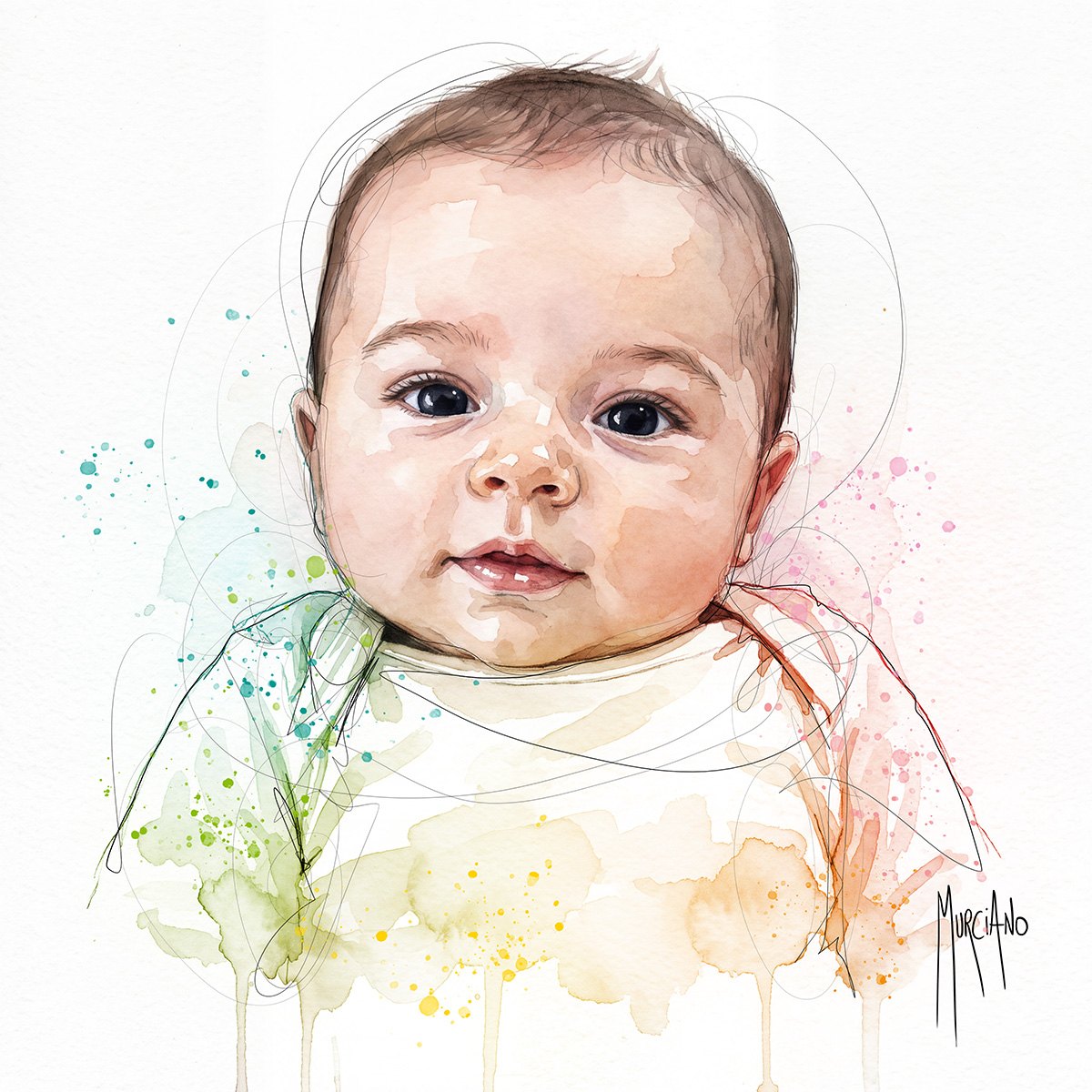 Portrait peint