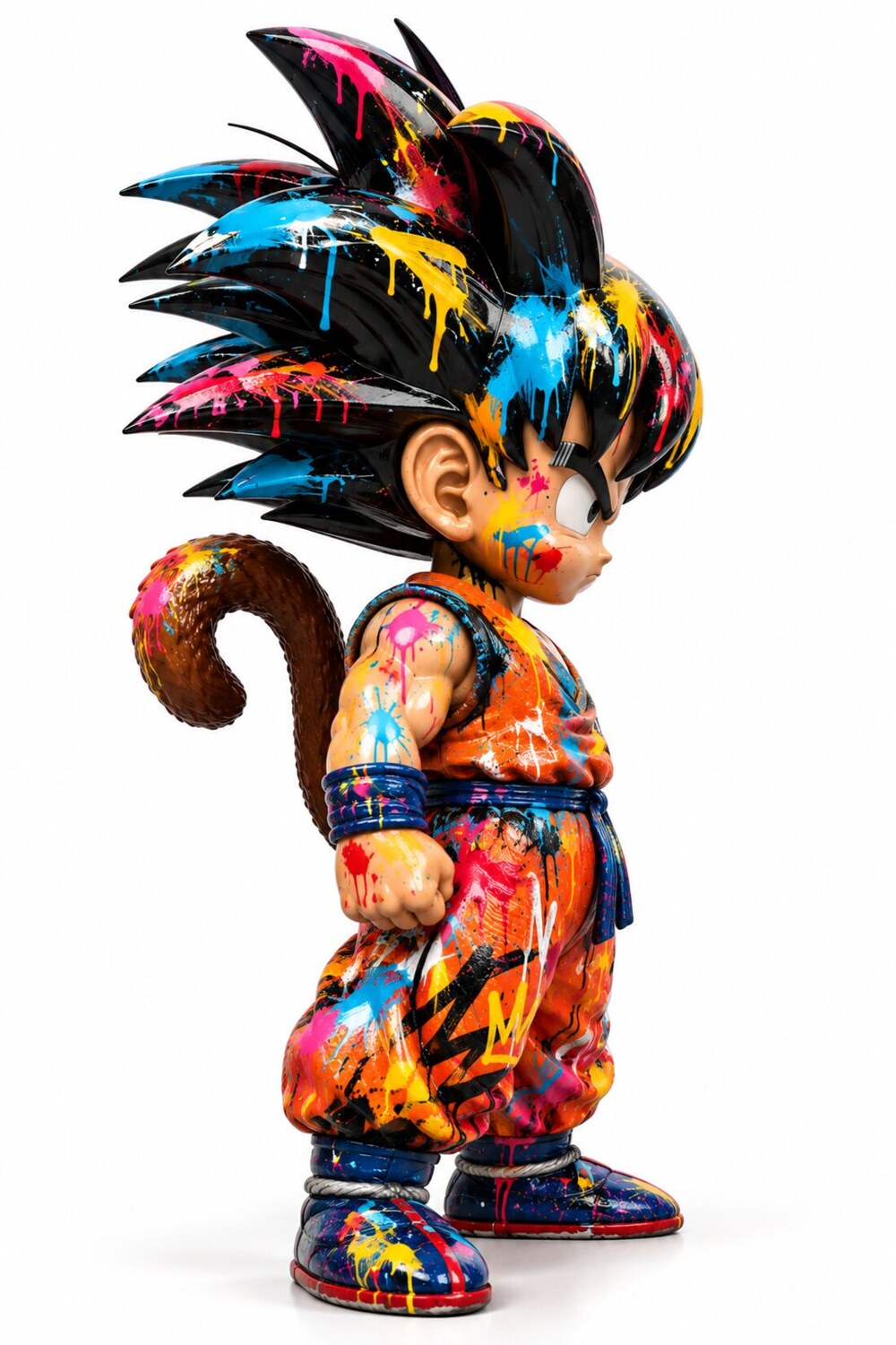 Sculpt Goku vu de profil