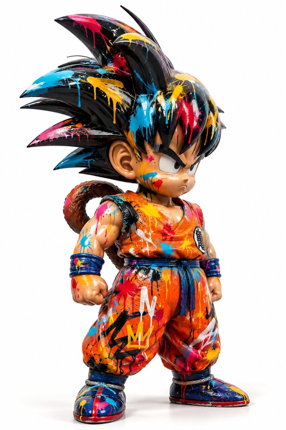 Sculpt Goku vu de trois quarts