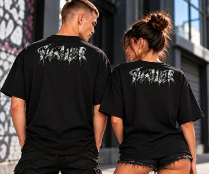 T-shirt oversize THRILLER Les T-sh’ART, vue de dos